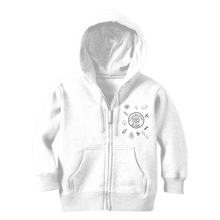 Load image into Gallery viewer, Blockchain Builder BLACK EXCELLENCE ZIP HOODIE - TODDLER &amp; YOUTH