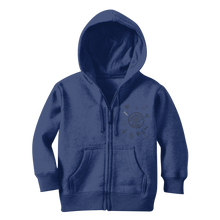 Load image into Gallery viewer, Blockchain Builder BLACK EXCELLENCE ZIP HOODIE - TODDLER &amp; YOUTH